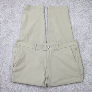 Lululemon Pants Mens 36x28 Beige Commission Warpstreme Classic Straight